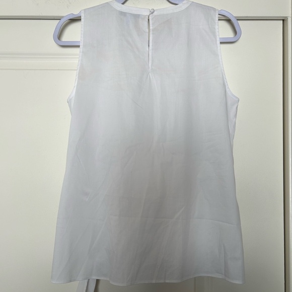 NWOT Dylan Gray White Sleeveless Tie-Front Top Size S - Picture 6 of 9